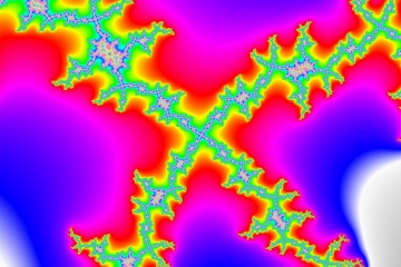 mandelbrot fractal image named crossed lightning