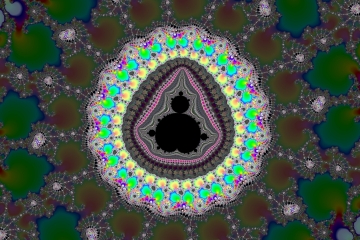 mandelbrot fractal image named Crown of light