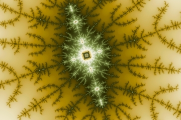 mandelbrot fractal image named crucified eye