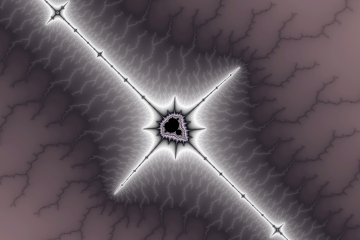 mandelbrot fractal image named crucifix