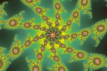 mandelbrot fractal image named dandelion puff