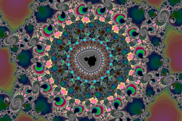 mandelbrot fractal image named Dark beauty