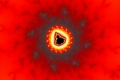 Mandelbrot fractal image dark spiral