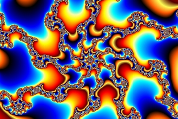mandelbrot fractal image named deep space sun