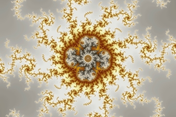 mandelbrot fractal image named desert