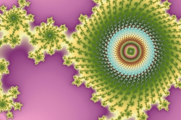 mandelbrot fractal image named digital blossoms