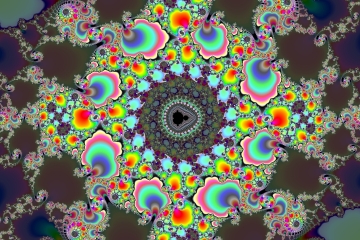 mandelbrot fractal image named Divine art