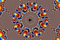Mandelbrot fractal image Double eight