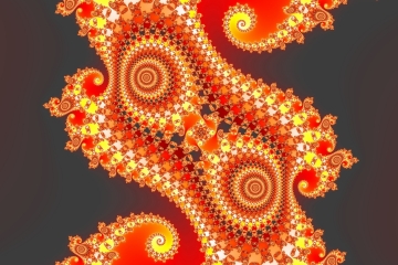 mandelbrot fractal image named Double orange