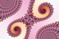 Mandelbrot fractal image Double spiral I