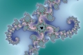 Mandelbrot fractal image Double spiral II