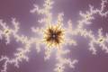 Mandelbrot fractal image doubled spike