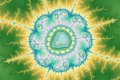 Mandelbrot fractal image downward