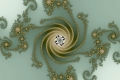 Mandelbrot fractal image dream of gold