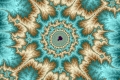 Mandelbrot fractal image dreams of gold