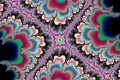 Mandelbrot fractal image eat away