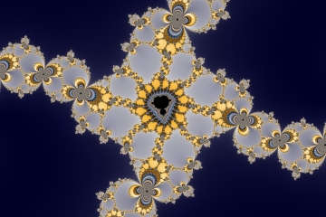 Mandelbrot fractal image named edible by Orbulon mandelbrot fractal image named edible