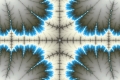 Mandelbrot fractal image electric fence