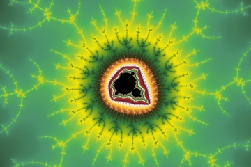 mandelbrot fractal image named Embryo