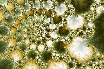 mandelbrot fractal image named Emerald Sky