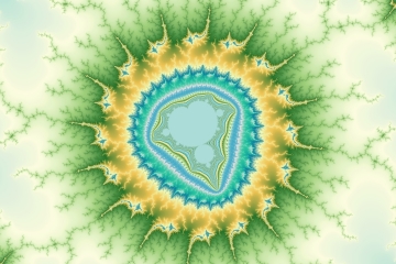 mandelbrot fractal image named enchanted sun