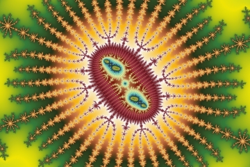 Mandelbrot fractal image named end product by Orbulon mandelbrot fractal image named end product