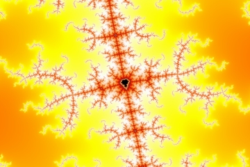 mandelbrot fractal image named evil leafy