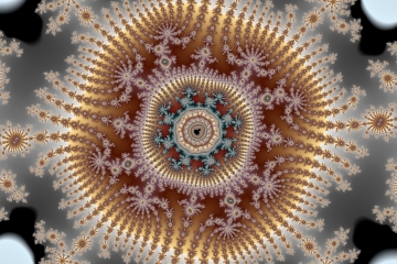 mandelbrot fractal image named Exploding Circles