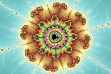 mandelbrot fractal image named Fall Flower