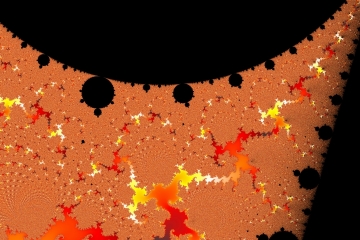 mandelbrot fractal image named Feuerspeier