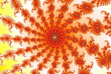 mandelbrot fractal image named Fiery