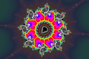 mandelbrot fractal image named Fiesta