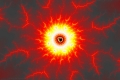 Mandelbrot fractal image fire