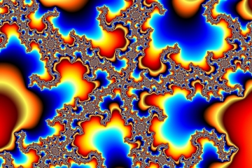 mandelbrot fractal image named Fire and Water