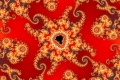 Mandelbrot fractal image Fire art