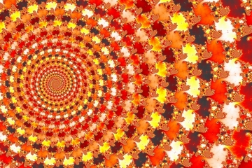 mandelbrot fractal image named Fire color