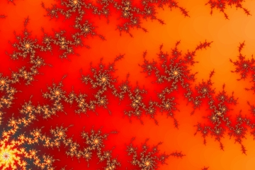 mandelbrot fractal image named Fire_Explosion