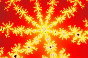 mandelbrot fractal image named Fire_Flower