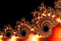Mandelbrot fractal image Fire game