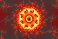 Mandelbrot fractal image Fire land