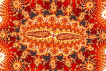 mandelbrot fractal image named Fire park