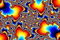 Mandelbrot fractal image fire pop