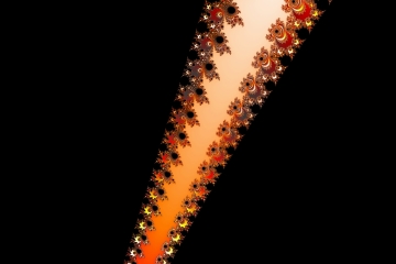 mandelbrot fractal image named fire zipper