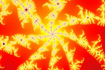 mandelbrot fractal image named fireball