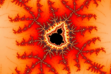 mandelbrot fractal image named firebuddha