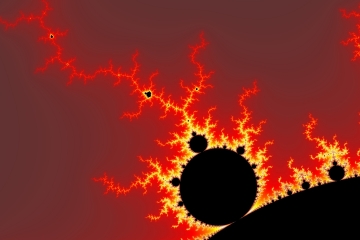 mandelbrot fractal image named FireLightning