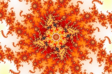 mandelbrot fractal image named firestorm.