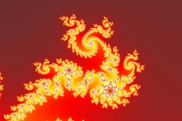 Mandelbrot fractal image named Flame. by Tanta mandelbrot fractal image named Flame.