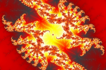 mandelbrot fractal image named flame gaze
