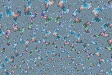 mandelbrot fractal image named flocks of leaves